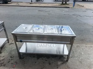 Commercial Bain-Marie Food Warmer - 4 Trays