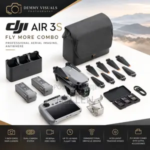 DJI Air 3S Fly More Combo Drone with RC2