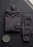 Katia Tracksuit yenye Hoodie - Charcoal Grey - 4
