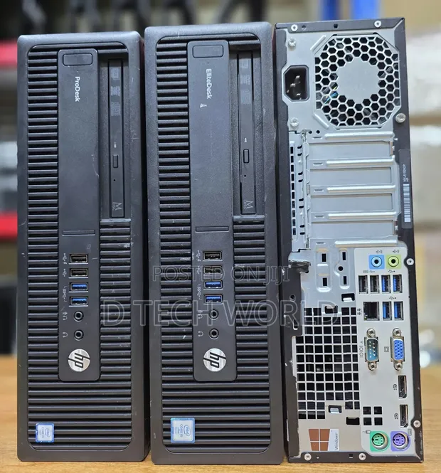 HP EliteDesk 800 G2 Desktop Computer - 8GB RAM, 128GB SSD - 1