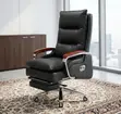 Executive High-Back Swivel Office Chair with Footrest - 3