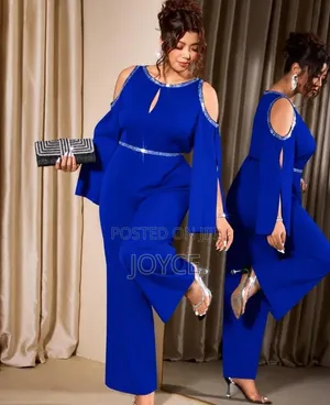 Jumpsuit yenye Mikono Mirefu