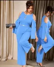 Jumpsuit yenye Mikono Mirefu - 4