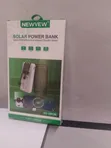Newvew 10000mAh Solar & AC Power Bank with Cables - 1