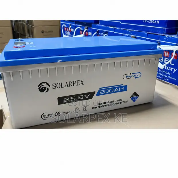 Solarpex 25.6V 200Ah LiFePO4 Battery - 1