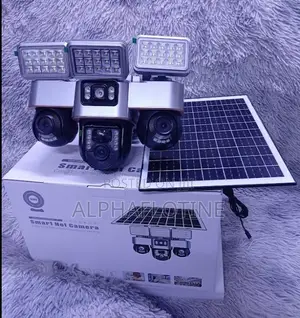 Smart Outdoor 4G Triple Lens Solar CCTV yenye Mwanga