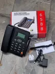 Simu ya Mezani ya GSM isiyo na waya 6588 na Kadi ya SIM - 1