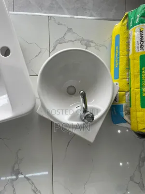 Basin Mpya ya Countertop - Nyeupe