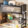 Single Over the Sink Rack with Acrylic Cover - 1