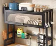 Single Over the Sink Rack with Acrylic Cover - 2