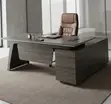 1.8M L-Shape Office Desk - Brown - 5