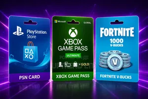 PSN, Xbox Game Pass & Fortnite Gift Cards Available