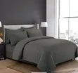 TC Brand Grey Duvet Cover Set - Queen Size - 2