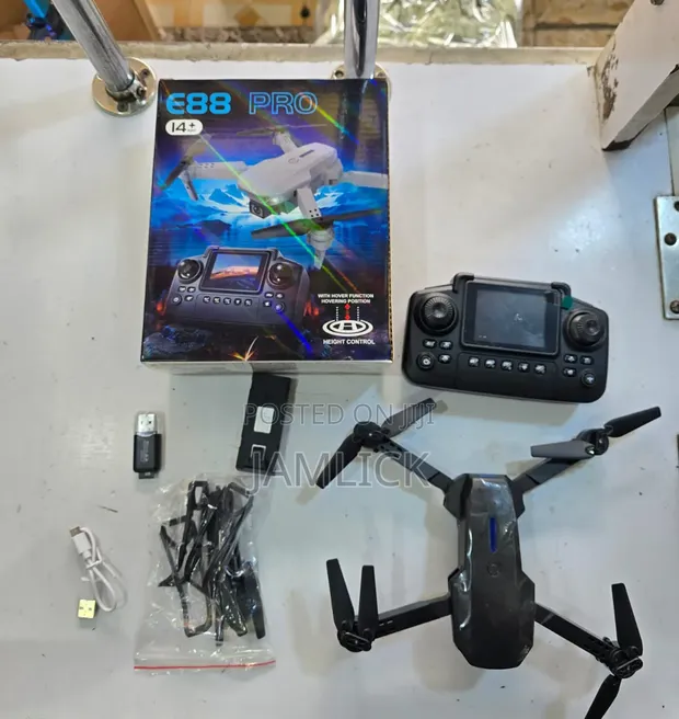 E88 Pro Drone with Camera & Screen - 1