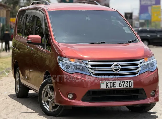Nissan Serena Semi-Hybrid 2014 Nyekundu - 1