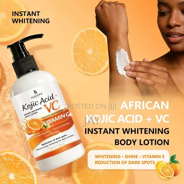 Kojic Acid + Vitamin C Lotion ya Mwili - 250ml - 1