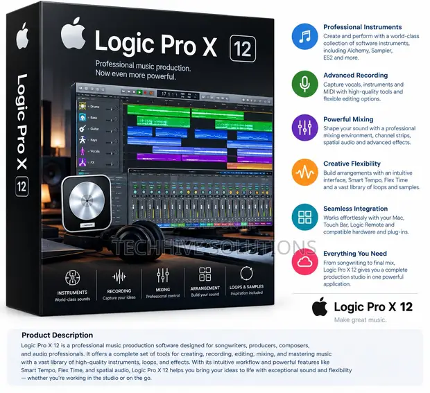 Logic Pro X 12 macOS Activated - 1