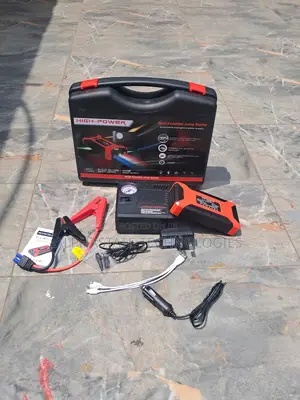 Professional 3-in-1 12V Car Jump Starter with Air Compressor