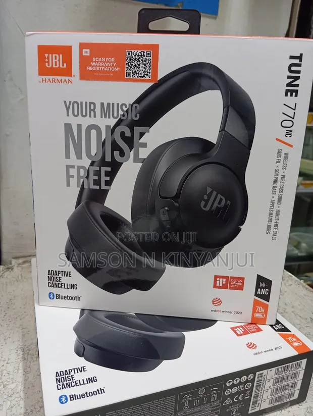 JBL Tune 770 NC Headphones za Wireless - 1