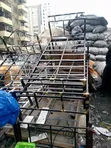 3.5x6 Metallic Bed Frame - Brand New - 2