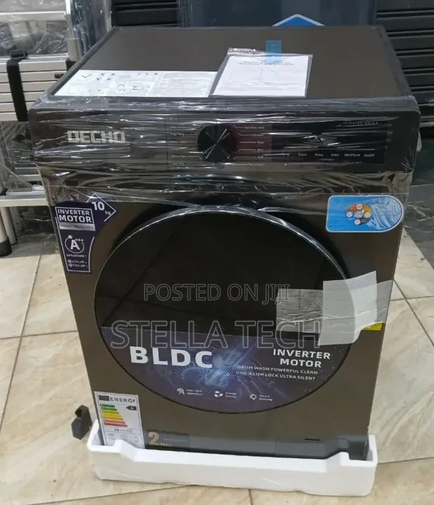 Decho 10kg Front Load Washing Machine - 1