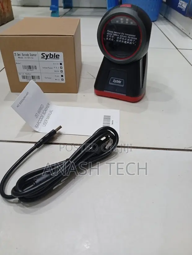 Syble Round Table Mount Omnidirectional Barcode Scanner - 1