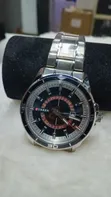 Curren Silver and Black Analog Watch - 1