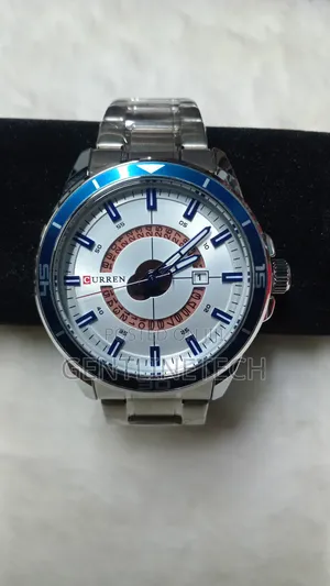 Curren Men's Watch (Blue & White Dial)