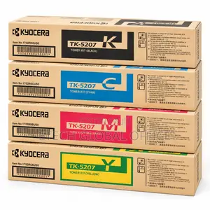 Kyocera TK-5207 CMYK Toner Set (Mpya Kabisa)