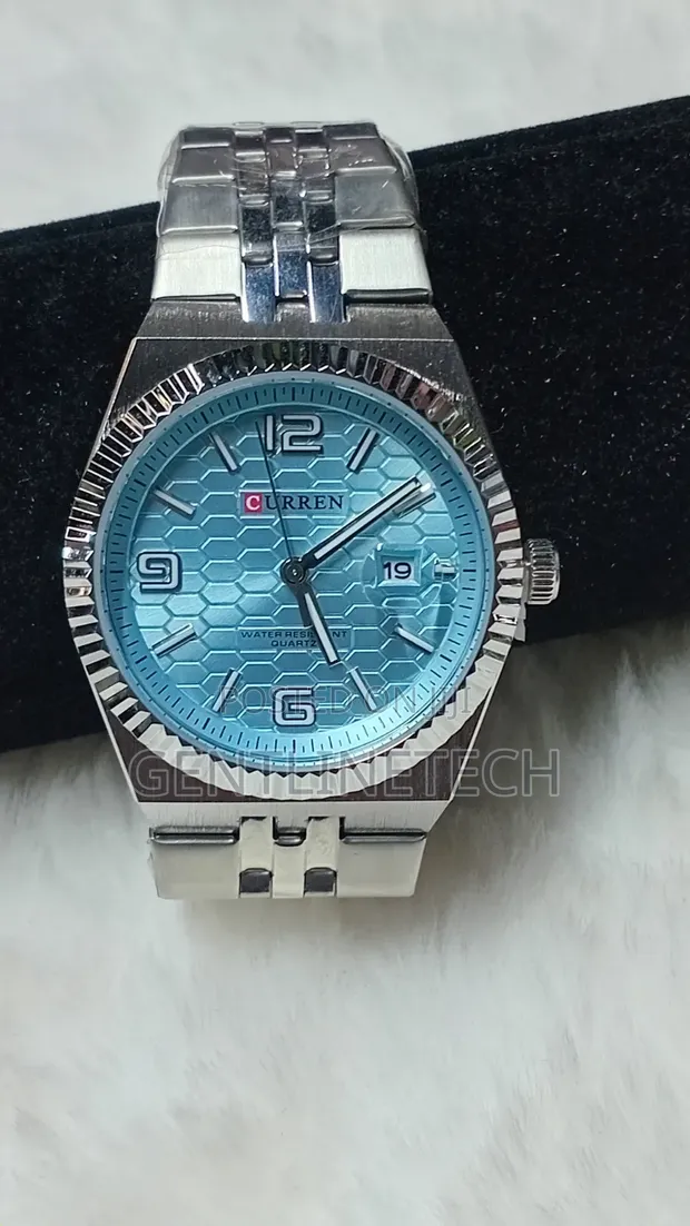 Curren 8498 Unisex Watch (Blue Dial) - 1