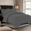 TC Brand Grey Duvet Cover Set - Queen Size - 2