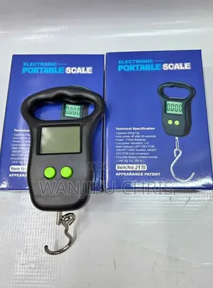 Electronic Portable Scale, Battery Powered