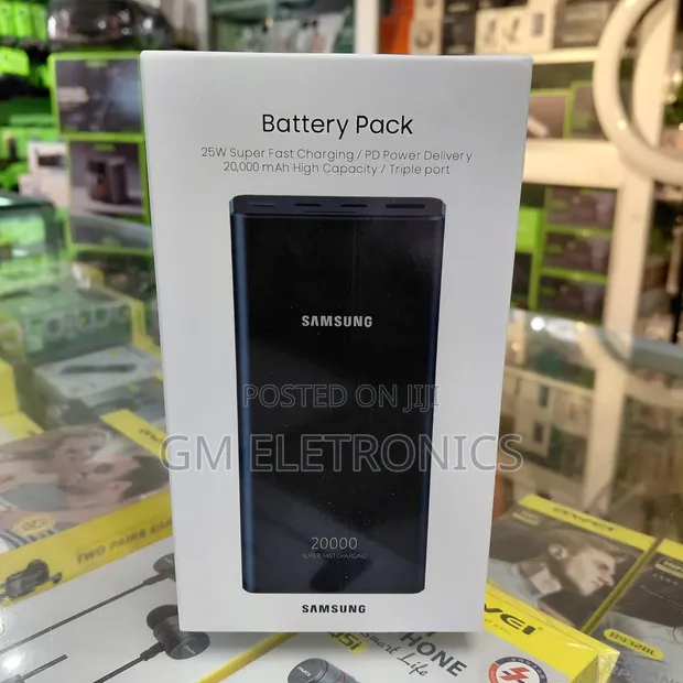 Fast Charge 23.5W Samsung Portable Power Bank - Black - 1