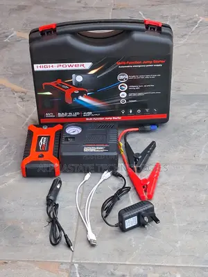 Car Jump Starter, Tyre Inflator & Power Bank