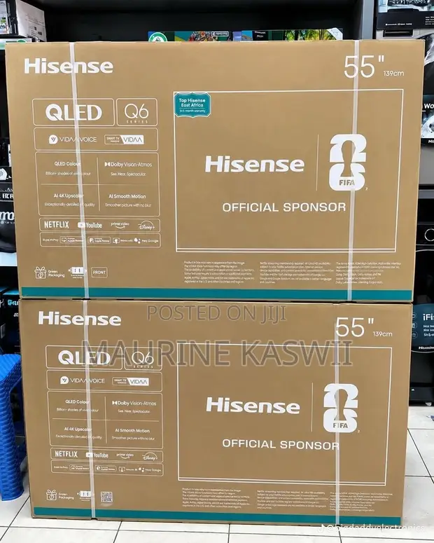 Hisense 55" QLED Series 6 Smart Vida TV - 1
