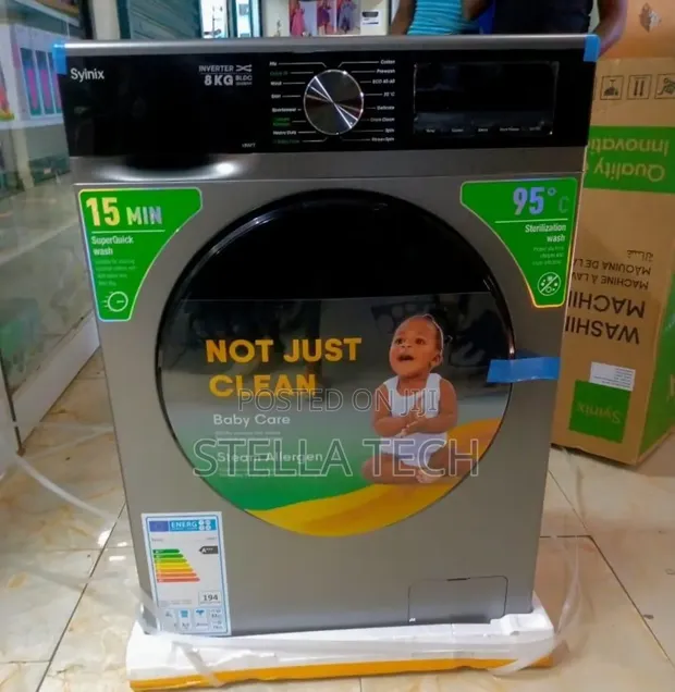 Syinix 8kg Front Load Washing Machine - 1
