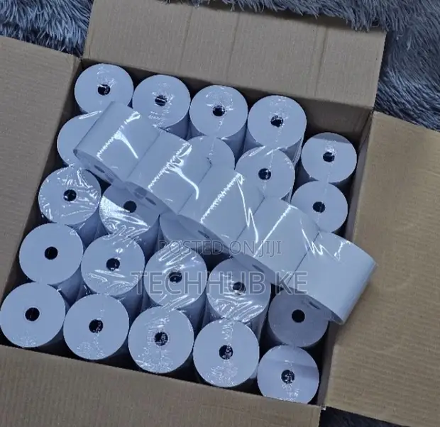 Thermal Roll Paper 80x80 for Supermarket Receipts - 1