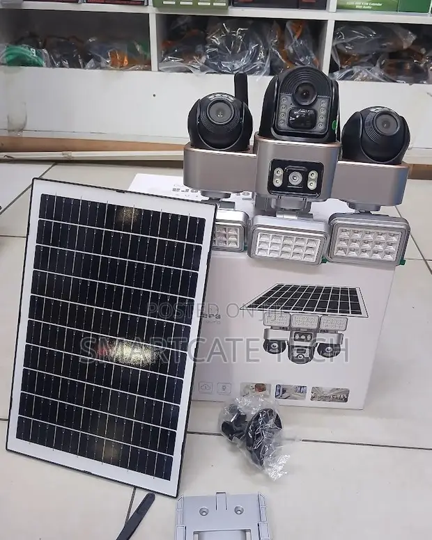 Kamera ya VTS 30 4G Solar PTZ yenye Lensi Tatu - 1