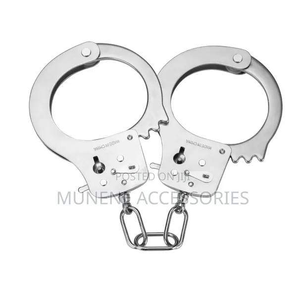 Bondage Cuffs za Metallic na Safety Key - 1