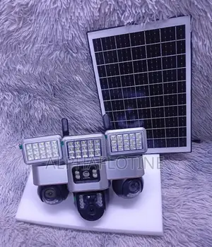 CCTV ya Solar ya Lensi Tatu ya 4G na Mwanga wa Solar