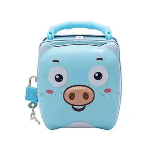 Piggy Bank ya Metali na Kufuli