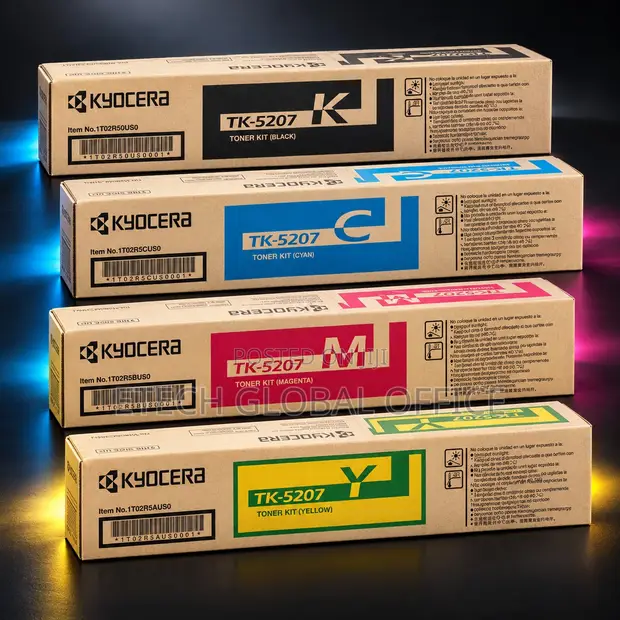 Kyocera TK-5207 Black Toner Cartridge - 1