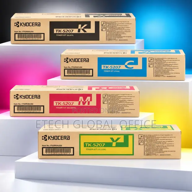 Kyocera TK-5207 Magenta Toner Cartridge - 1