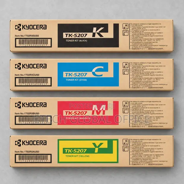 Kyocera TK-5207 Replacement Toner Set - 1