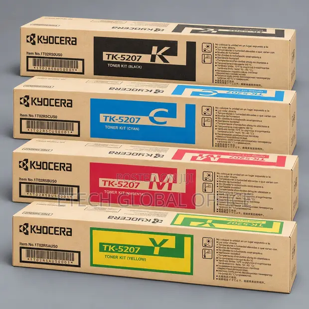 Kyocera TK-5207 Toner Cartridges - Brand New - 1