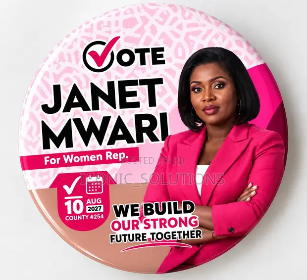 Women Representative Button Badges - 1