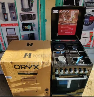 Oryx Standing Cooker 50x60 3 Gas 1 Electric with Electric Oven