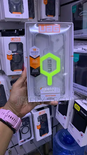 UAG Pathfinder Clear Case for Samsung Galaxy S23 Ultra (Neon Green)