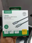 UGREEN USB C 3.1 Male to Female Extension Cable - 0.45m (10Gbps) - 2