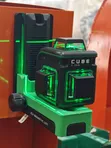 CUBE 3-360 Basic Edition Laser Level with 3x 360° Green Lines - 1